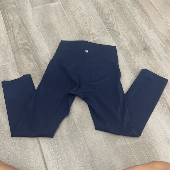 Lululemon Wunder train 23” in the color True Navy. - Picture 2 of 6